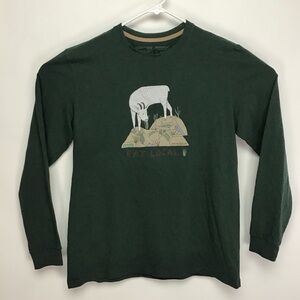 Patagonia Responibili-tee men’s long sleeve graphic tee shirt medium